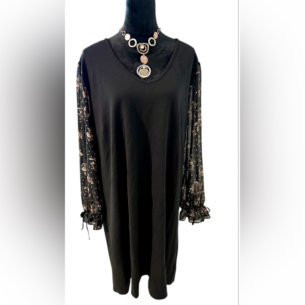 Maurices size 2x black dress NWT reg $49‎